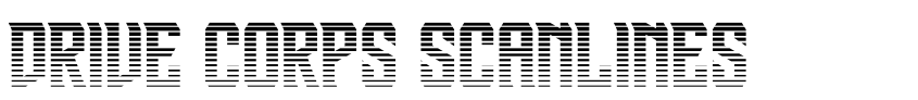 Preview Drive Corps Scanlines