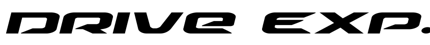 Preview Drive Expanded Italic