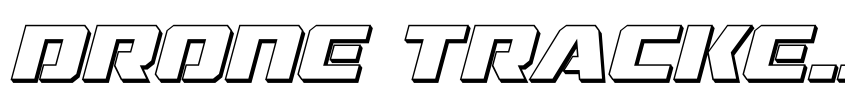 Preview Drone Tracker 3D Italic