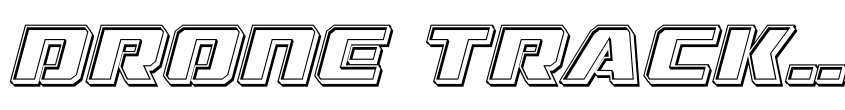 Preview Drone Tracker Engraved Italic