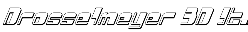 Preview Drosselmeyer 3D Italic
