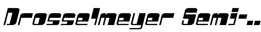 Preview Drosselmeyer Semi-Italic