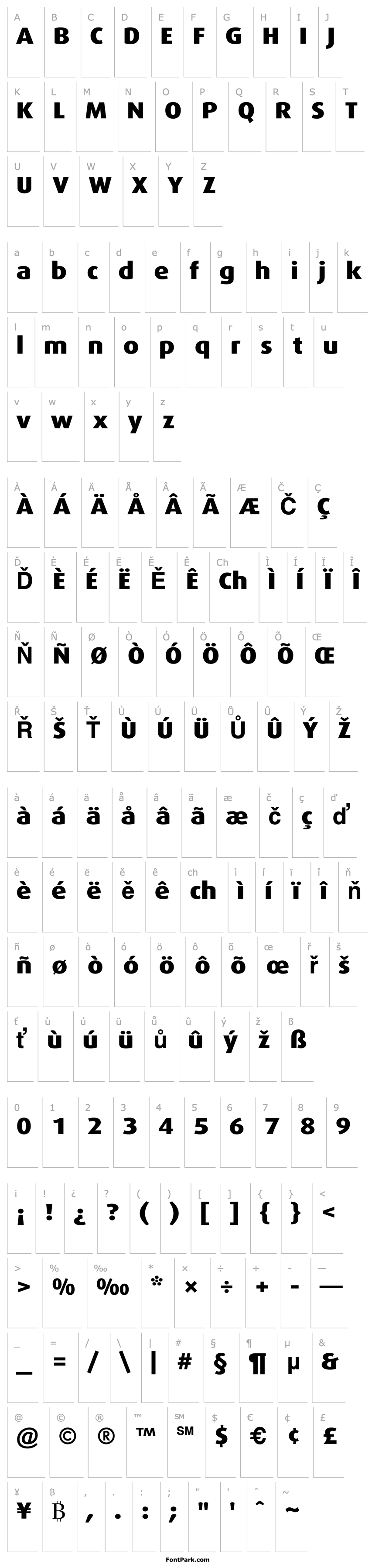 Overview DaxWide-ExtraBold