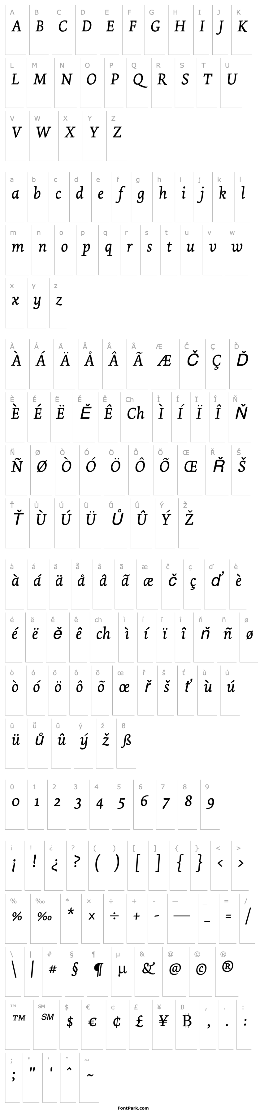 Overview Dolly Italic