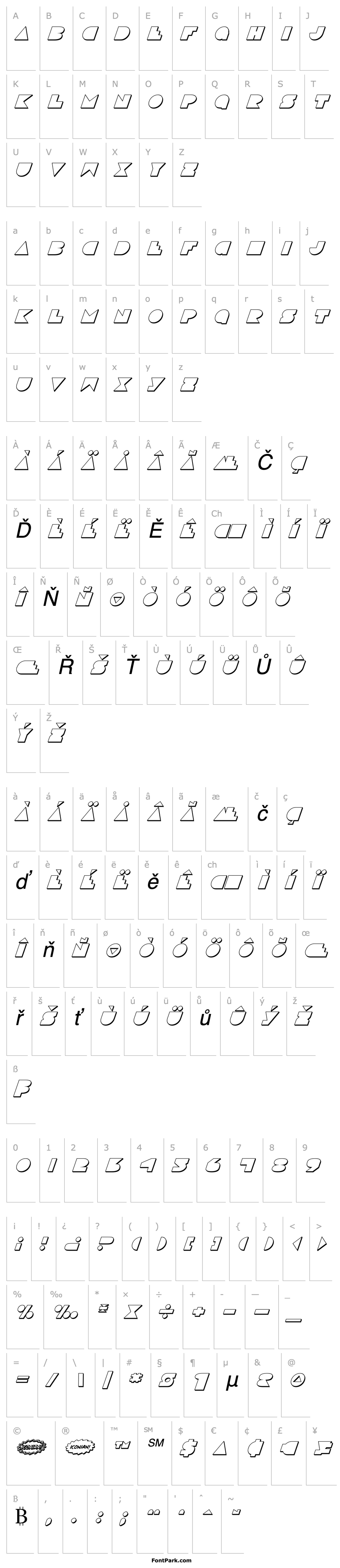 Overview Disco Deck Shadow Italic