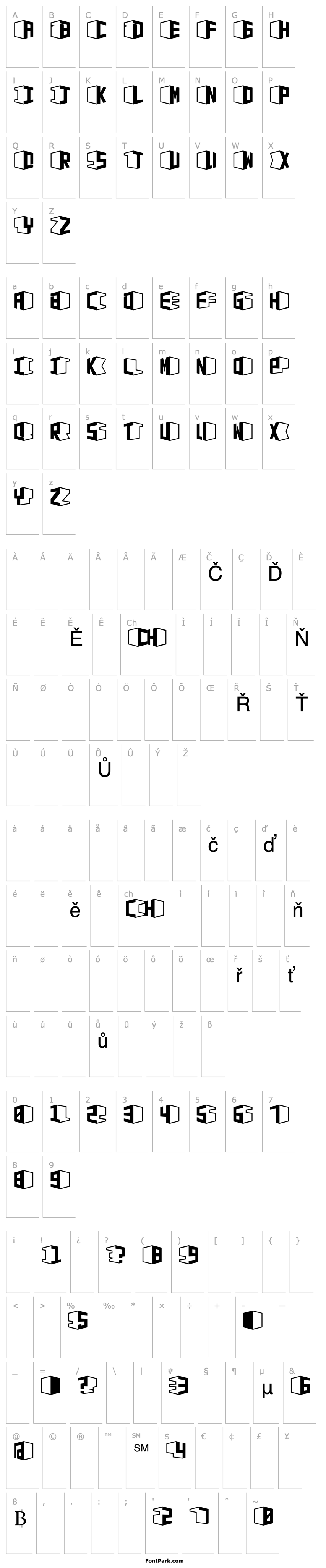 Přehled D3 Concretism typeB