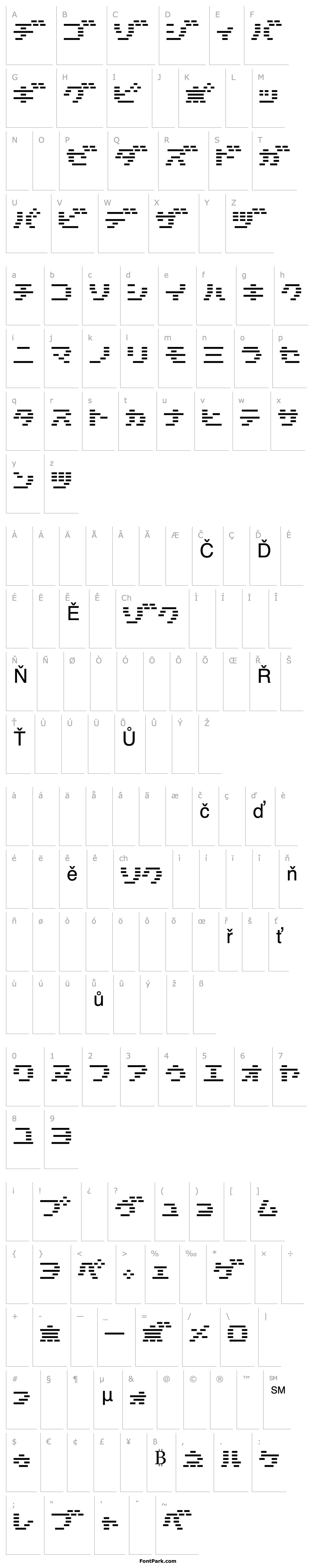 Overview D3 DigiBitMapism Katakana