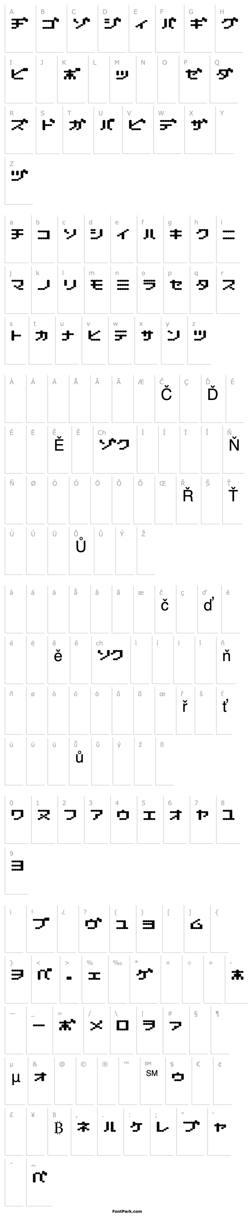 Overview D3 Electronism Katakana