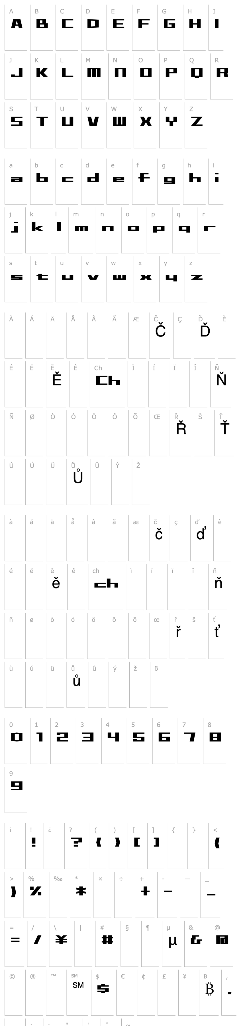 Overview D3 Factorism Alphabet