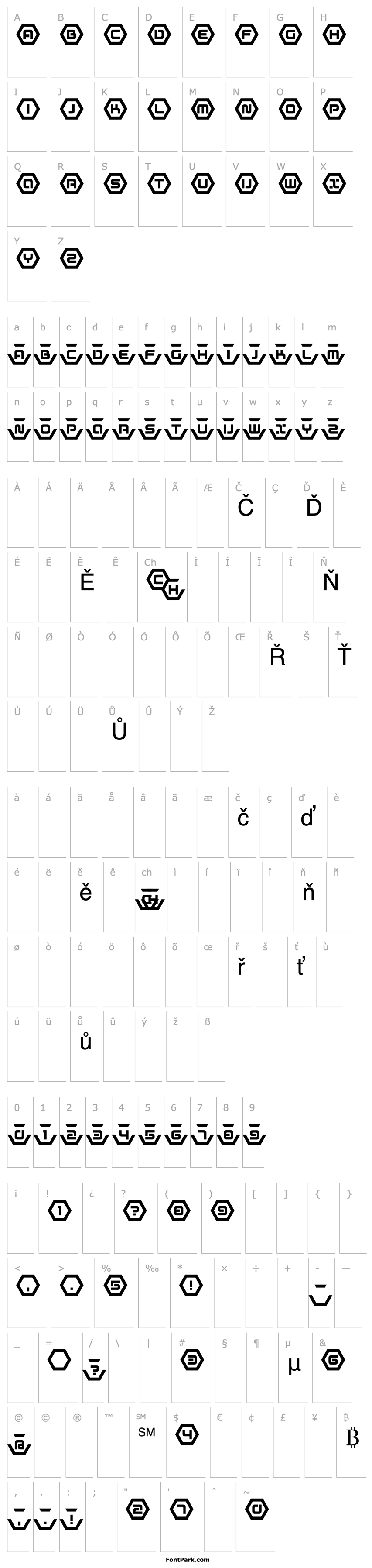 Overview D3 Honeycombism Bold