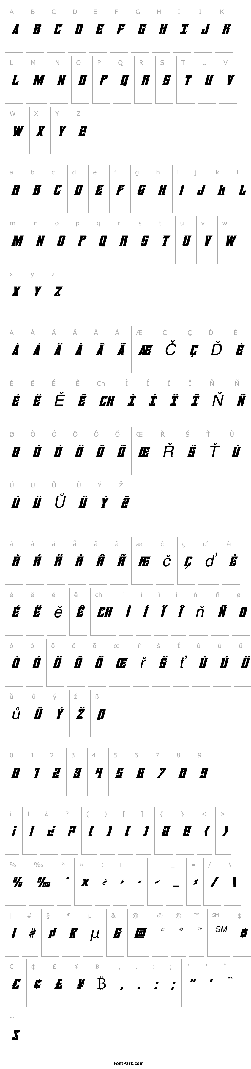 Overview Daemonicus Italic