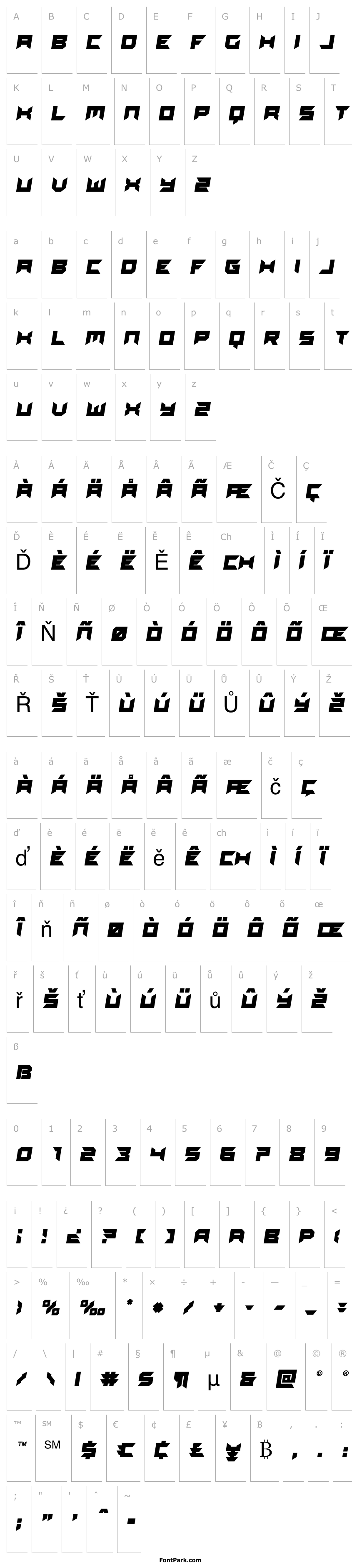 Přehled Dagger Dancer Semi-Italic