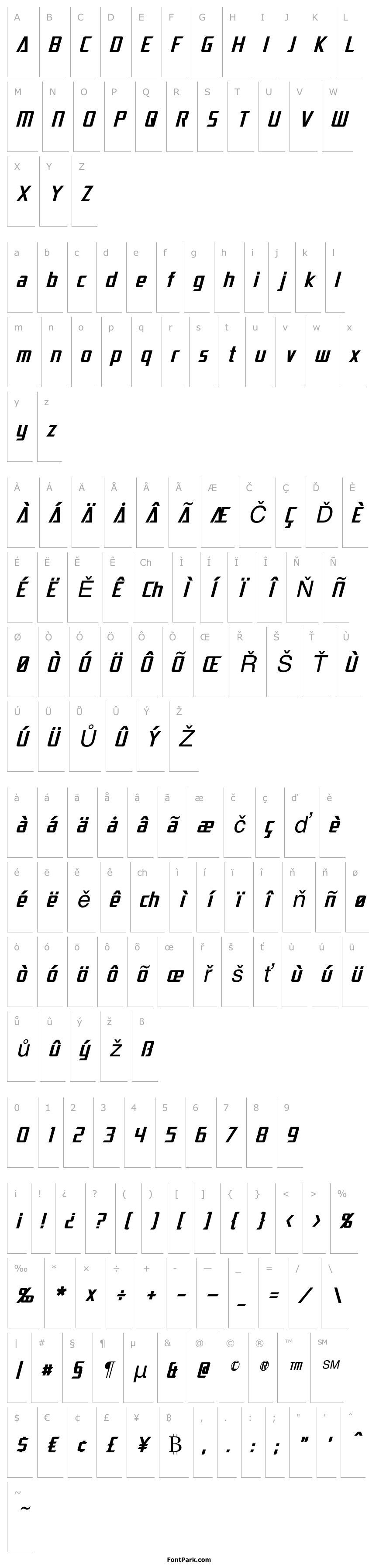 Overview Dai-Atlas Italic