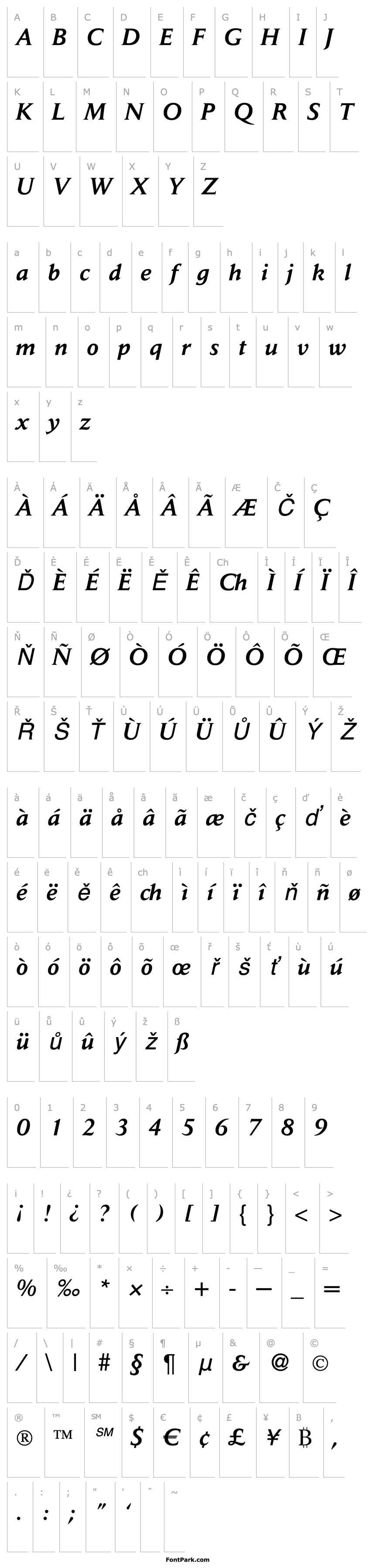 Overview DaitonaBlackDB Italic