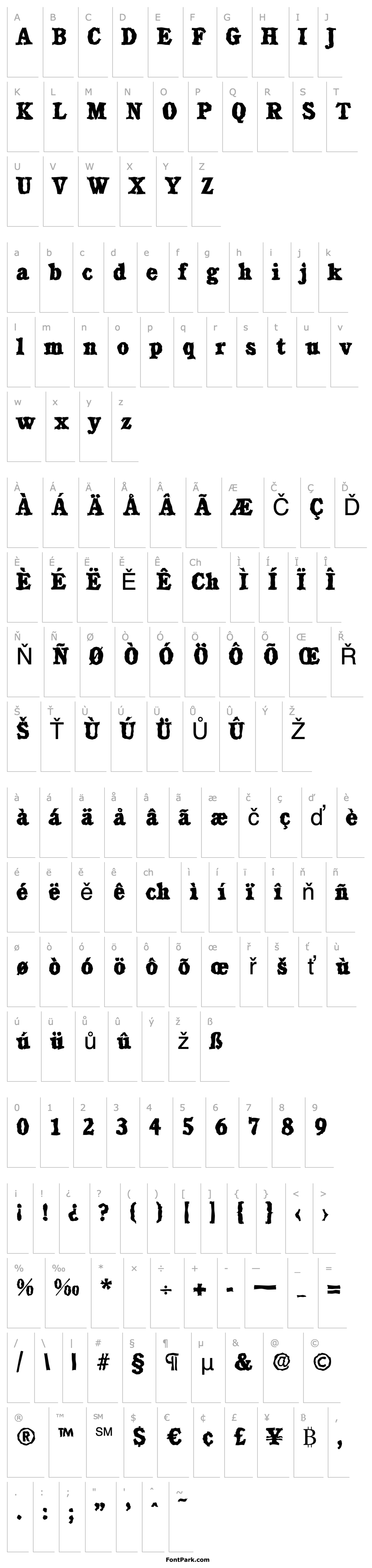 Overview DanielBeckerRandom-ExtraBold-Regular