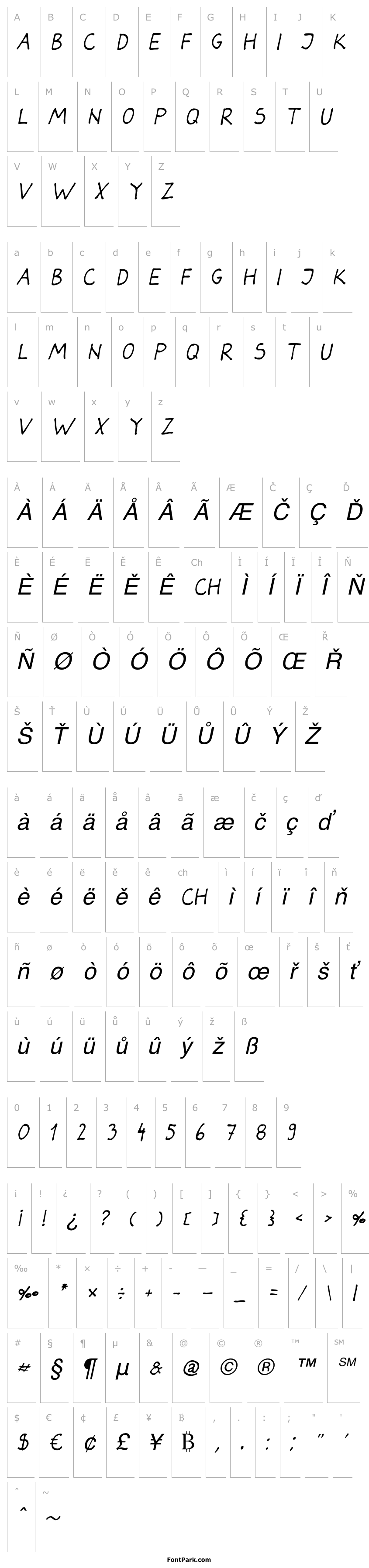 Přehled Darbog Italic