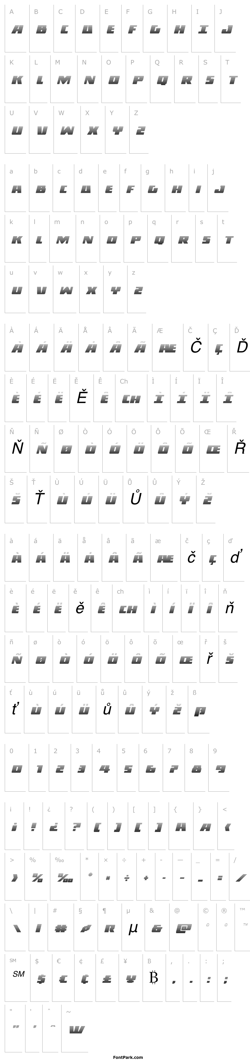 Overview Dark Alliance Gradient Italic