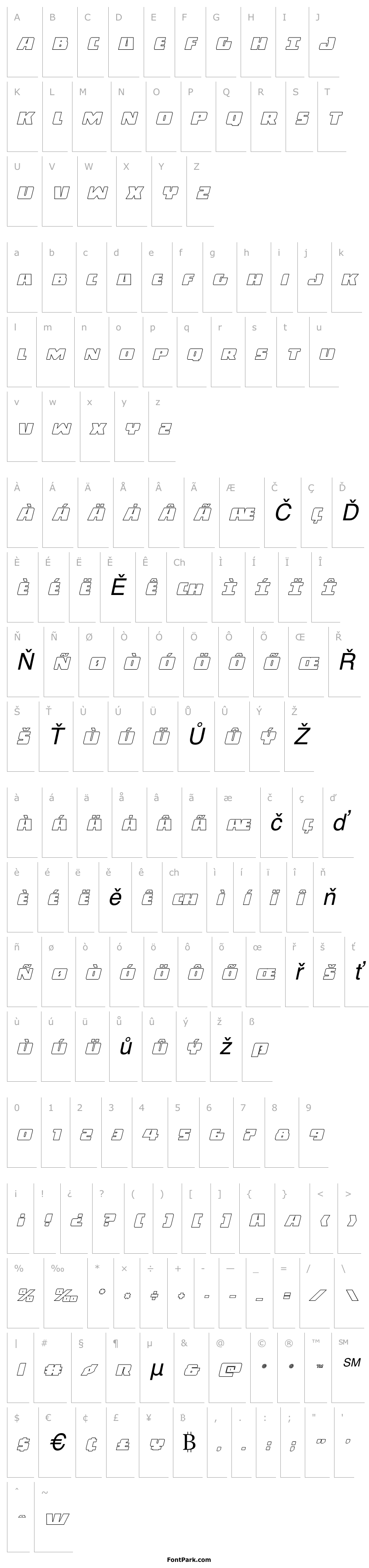 Overview Dark Alliance Outline Italic