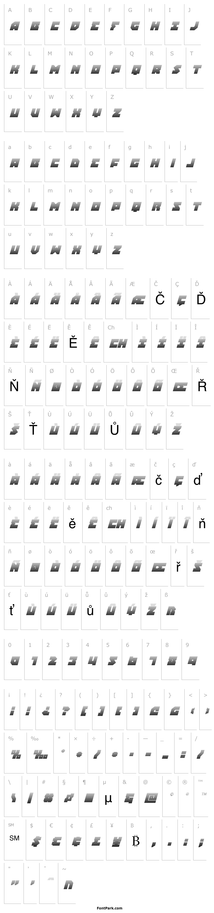 Přehled Dark Hornet Gradient Italic