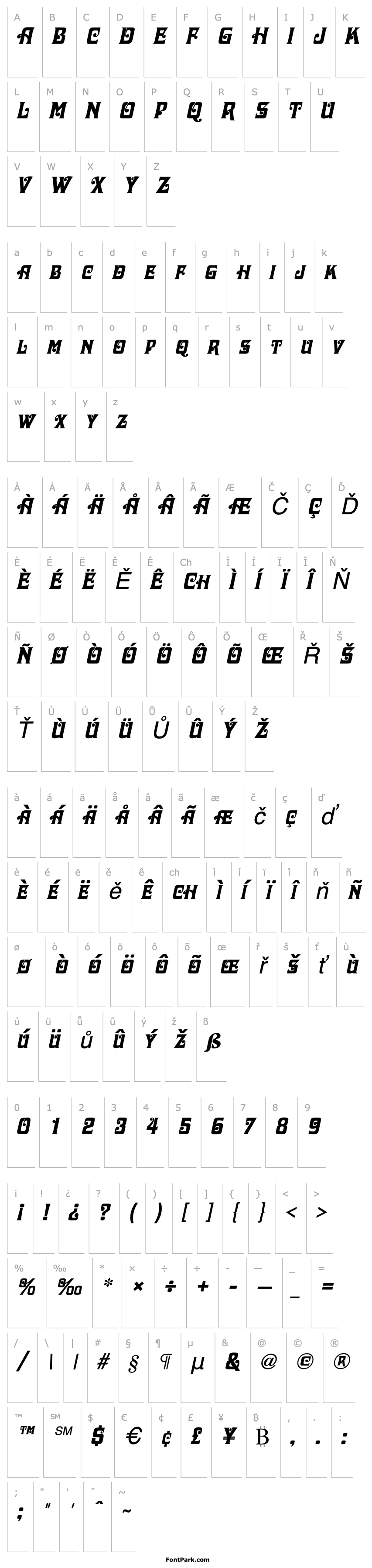 Overview Dascha Italic