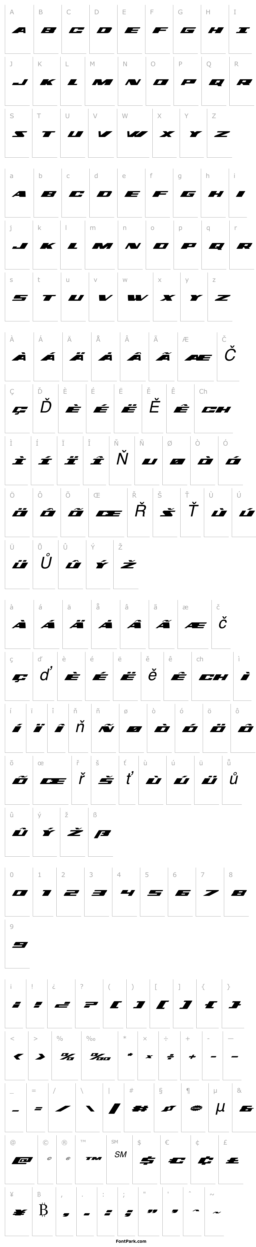 Přehled Dassault Expanded Italic