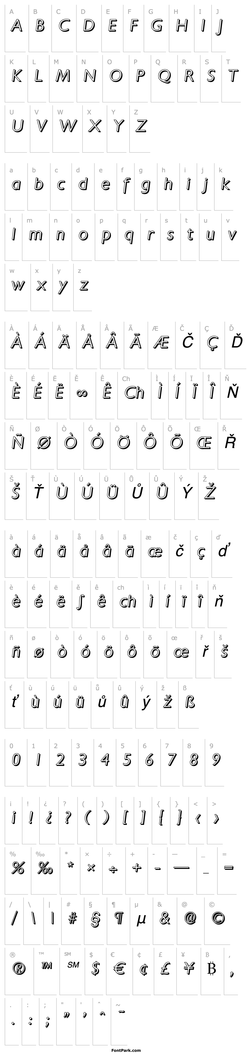 Overview DavidBeckerShadow-Light-Italic