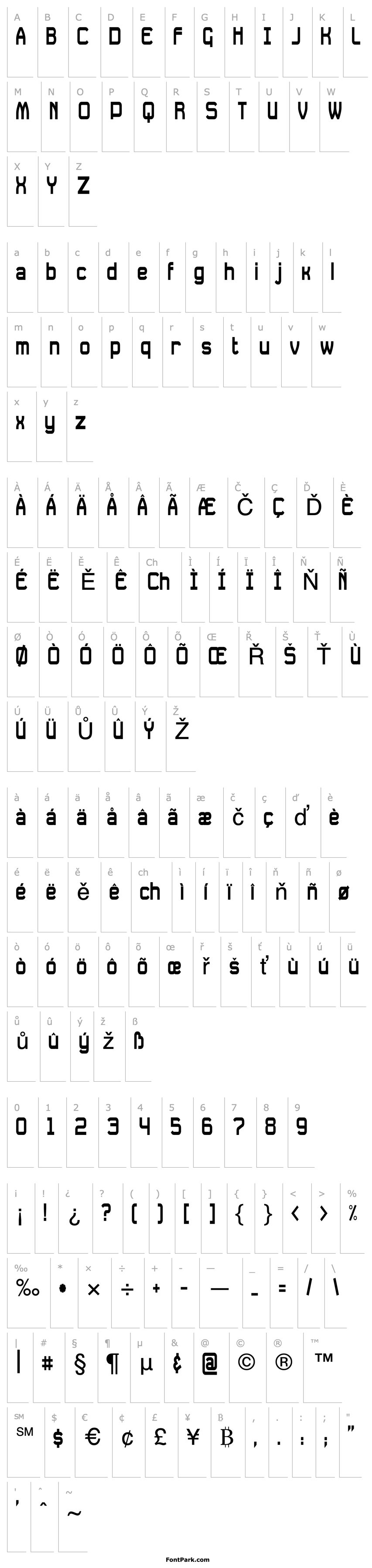 Overview Daville Condensed