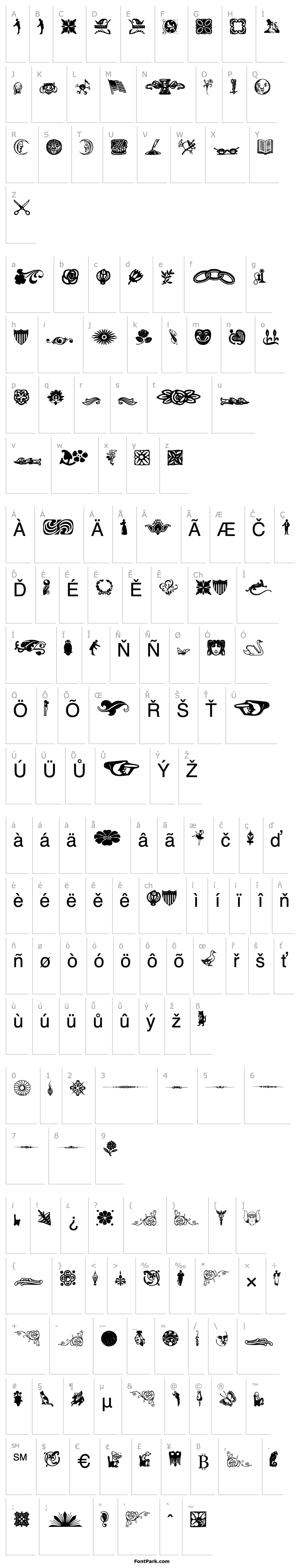 Overview DavysDingbats Medium