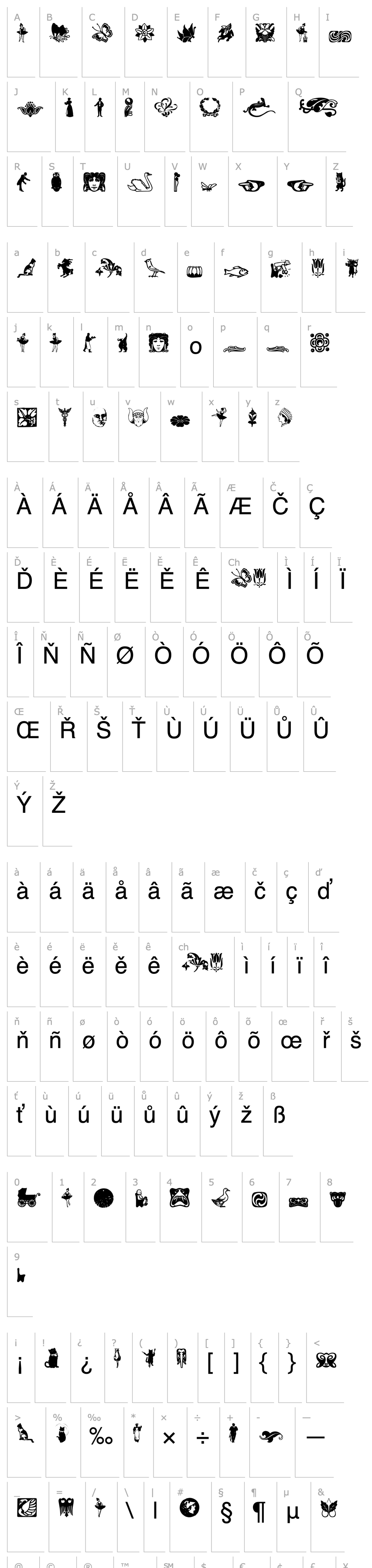 Overview DavysDingbats2