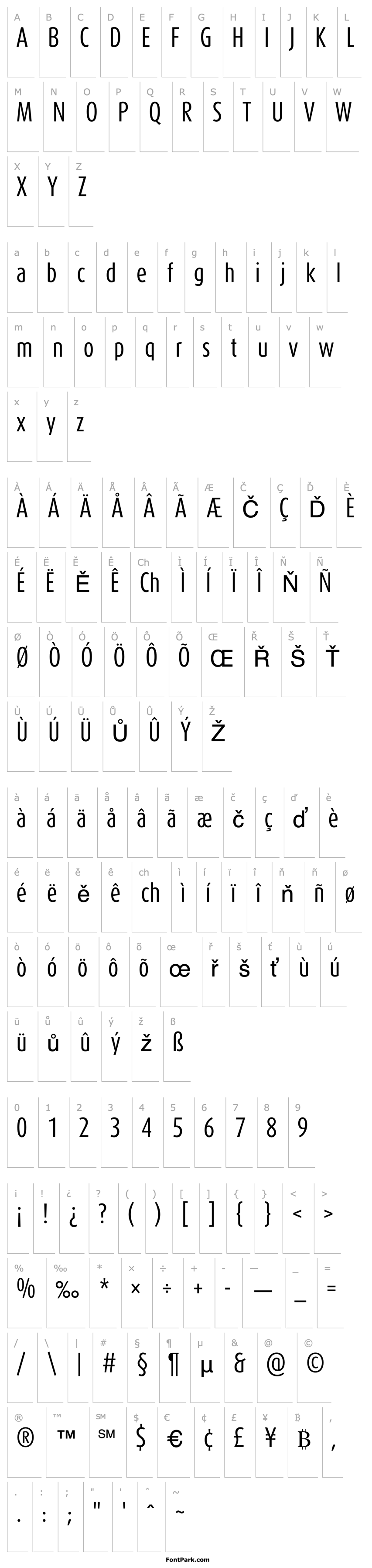 Overview DaxCompact-Regular