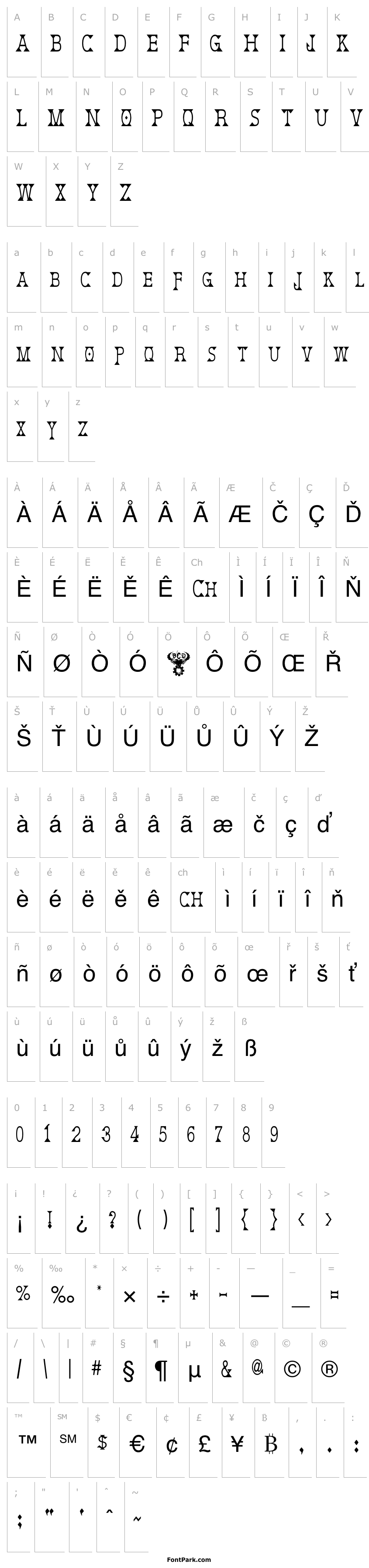 Přehled Deborah Condensed