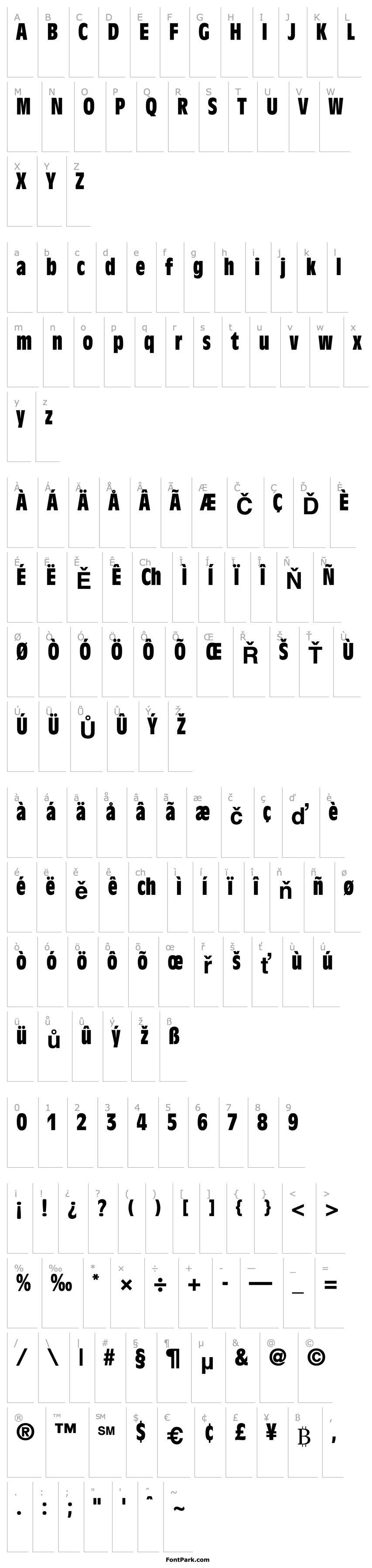 Overview Decade Condensed SSi Bold Condensed