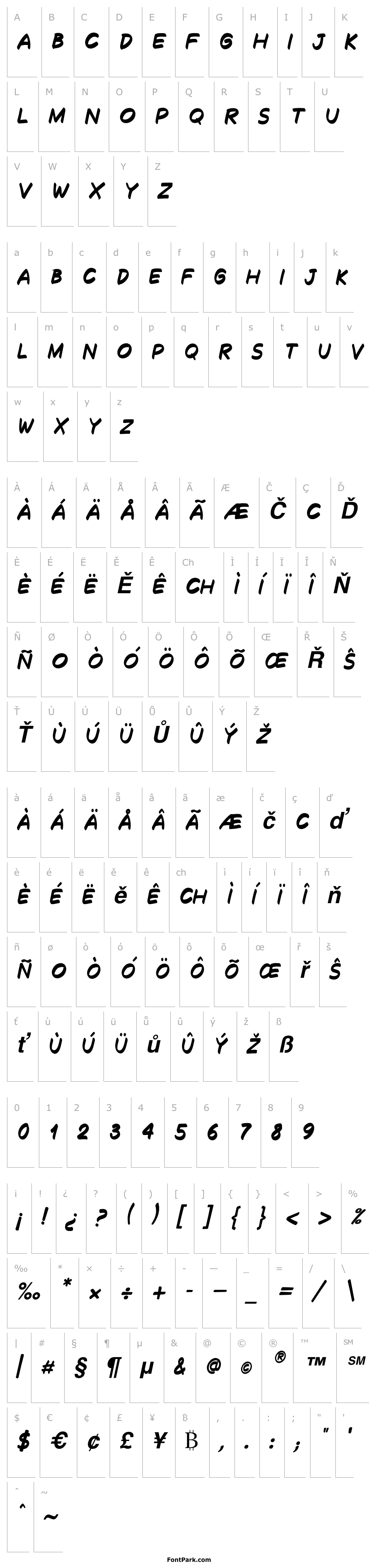 Přehled Decalk Bold Italic