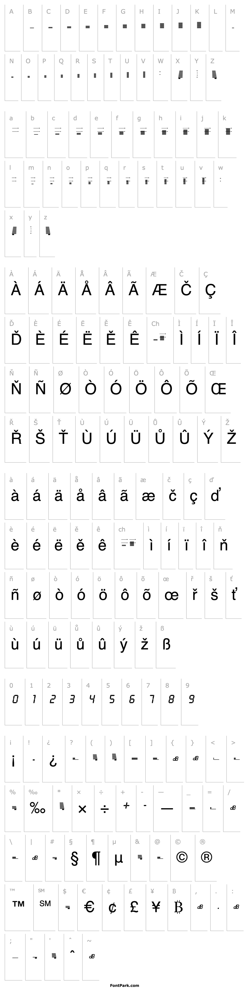 Overview Decibel Dingbats