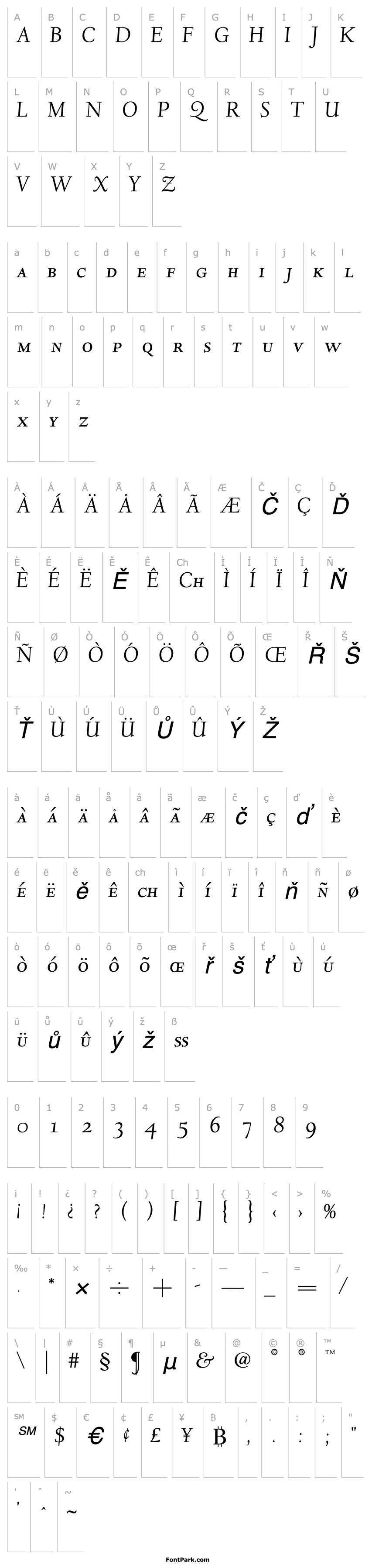 Overview DeepdeneH-SC-Italic