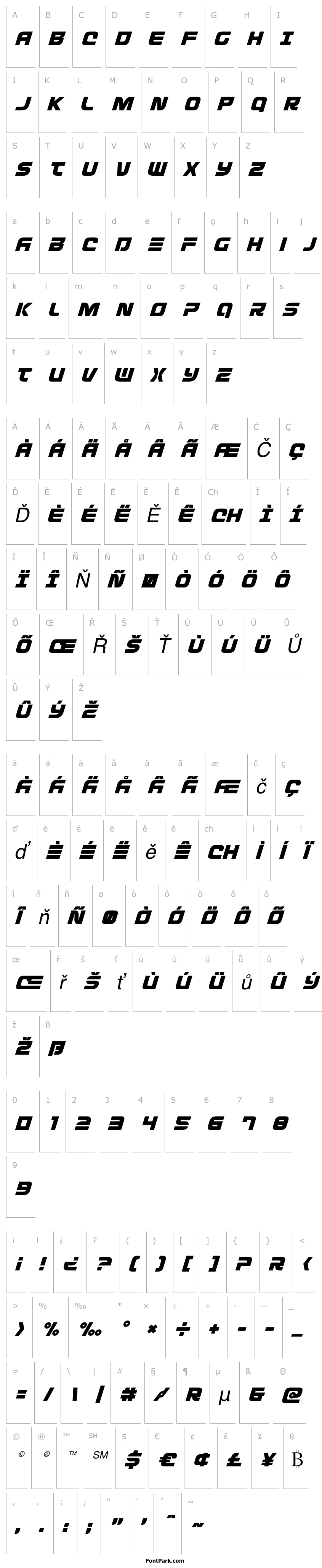 Overview Defcon Zero Italic