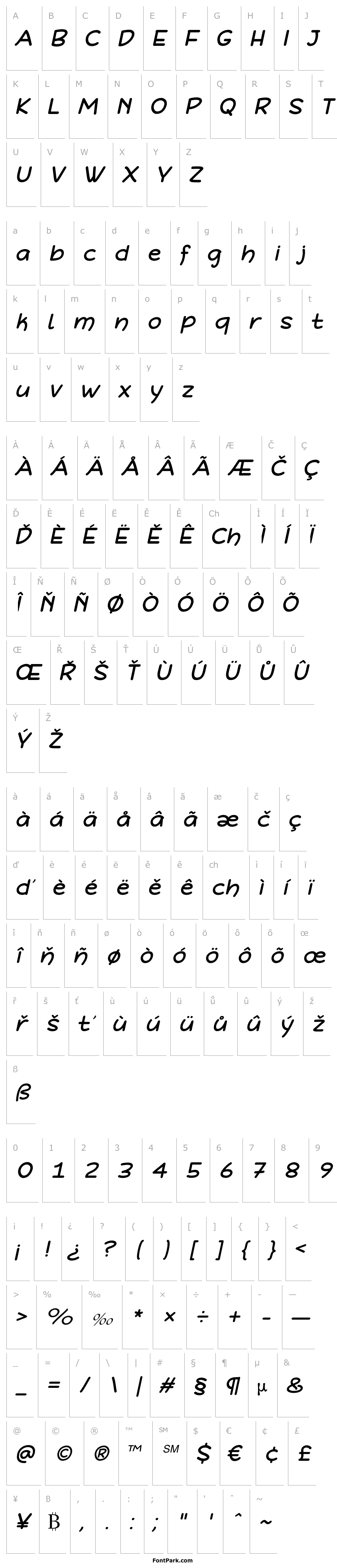 Overview DeFonarts Italic