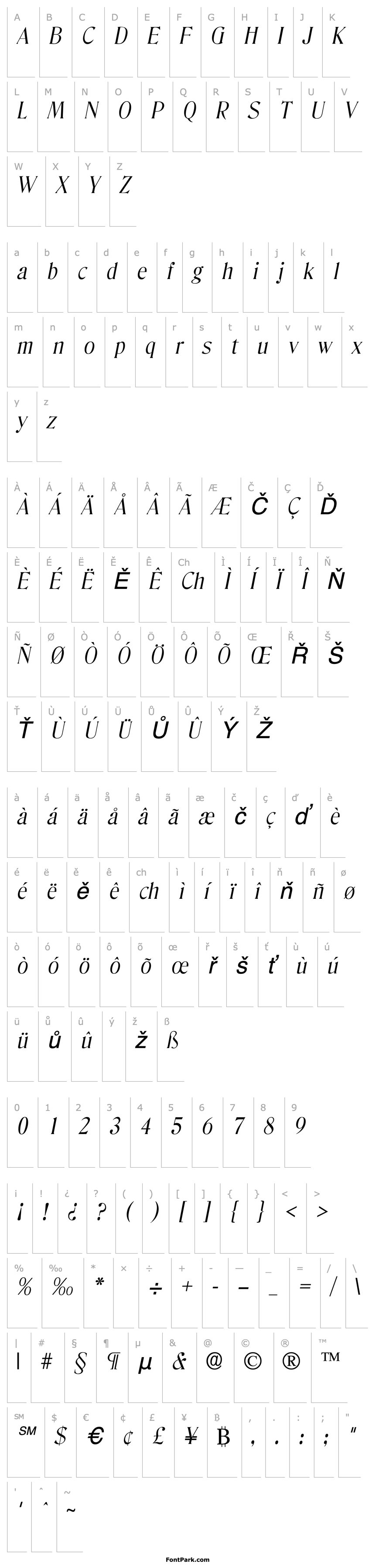 Overview DenverLH Italic