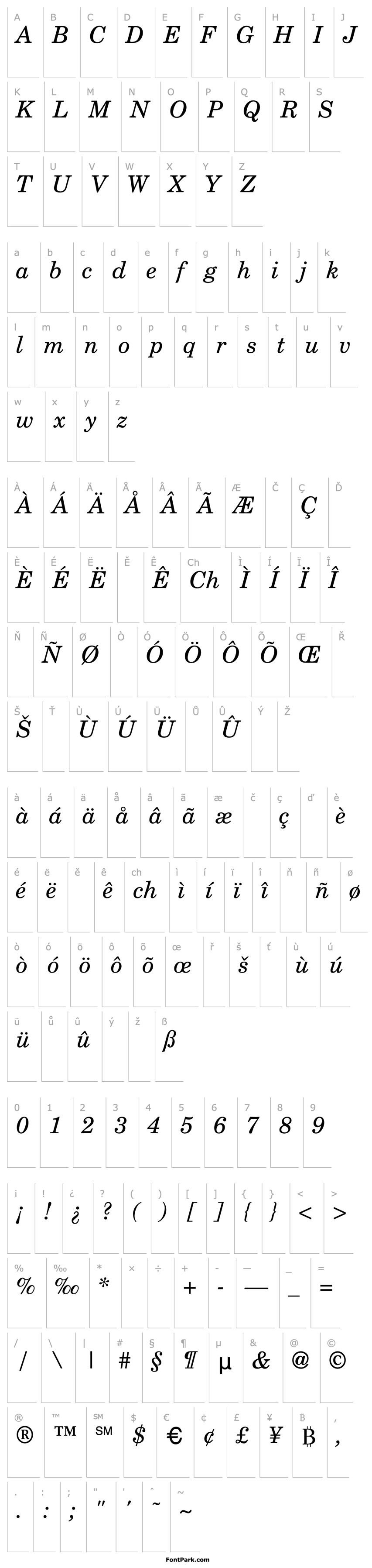 Overview Detroit-Italic