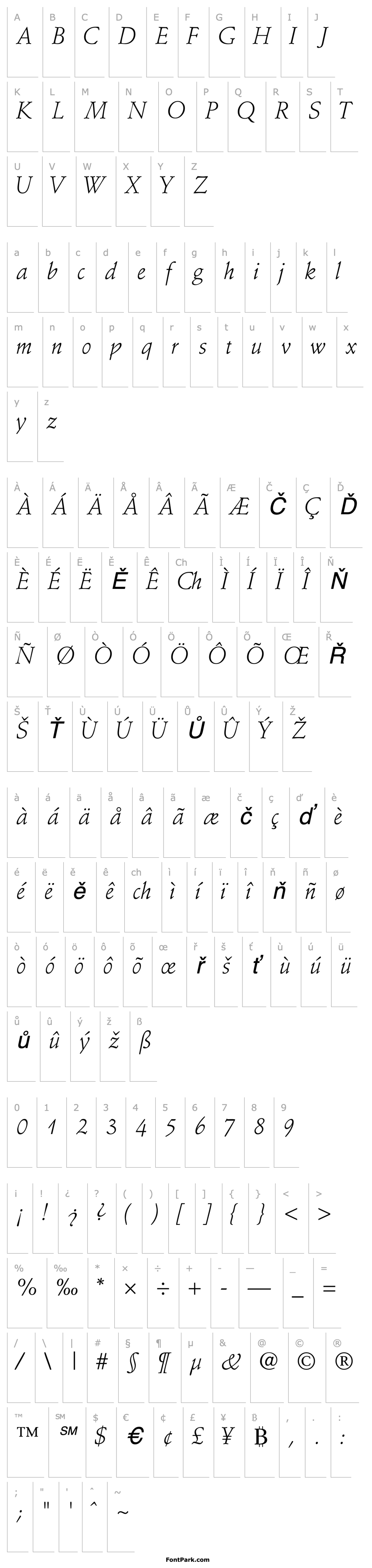 Overview DeutchLightSSK Italic