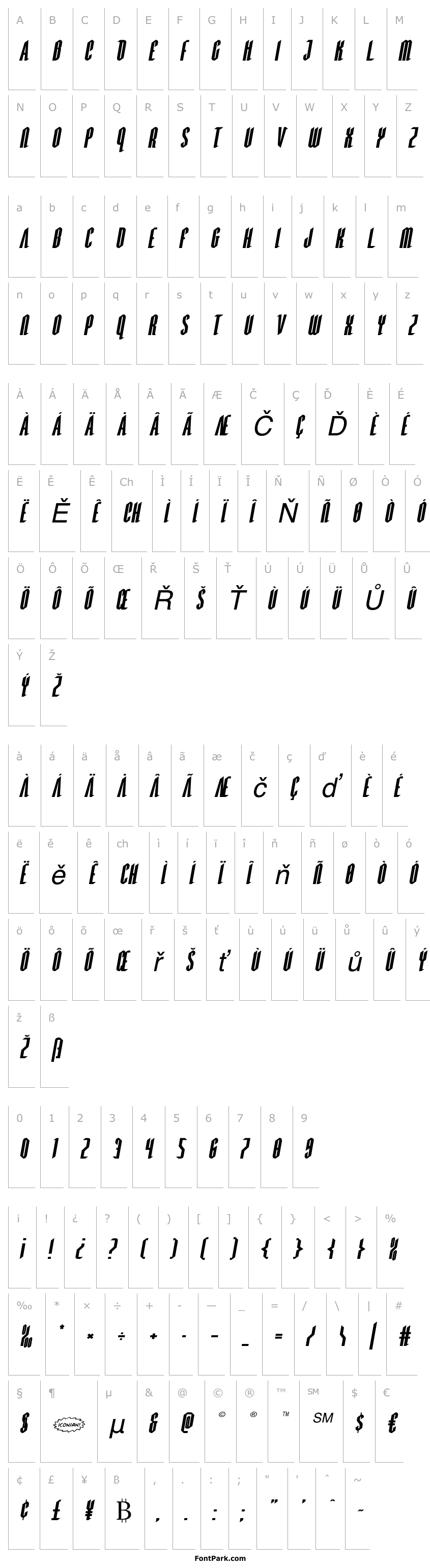 Přehled Devil Summoner Expanded Italic