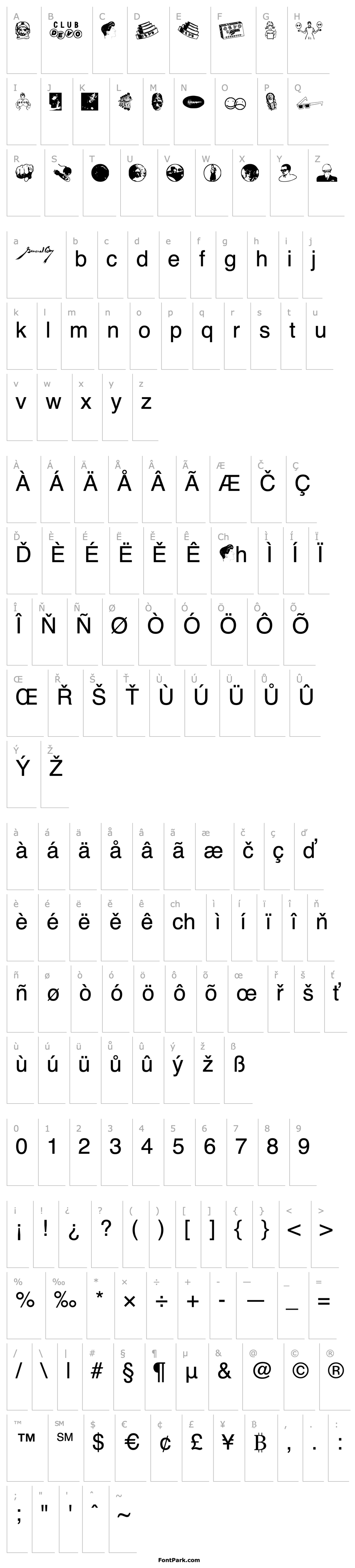 Přehled DEVO Dingbats 1.0