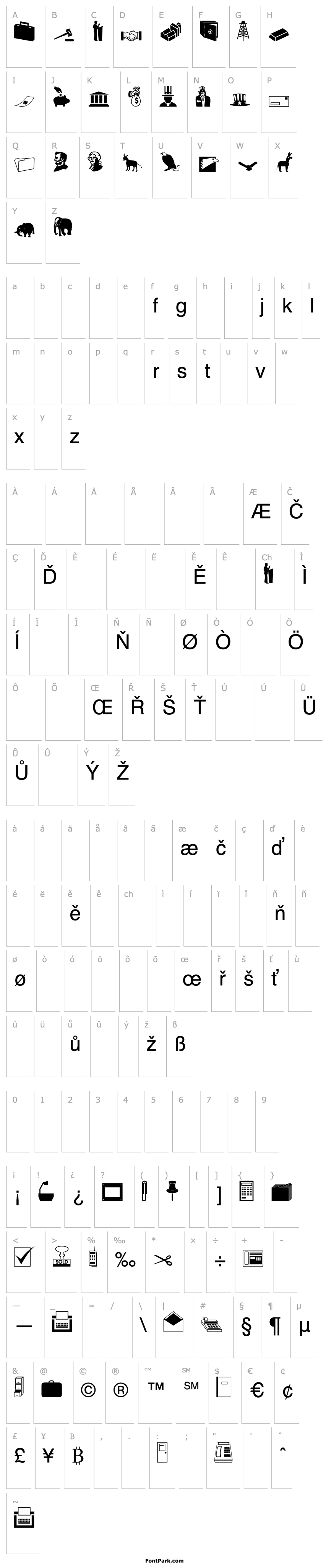 Overview DexisDingbatsSevenSSK Regular