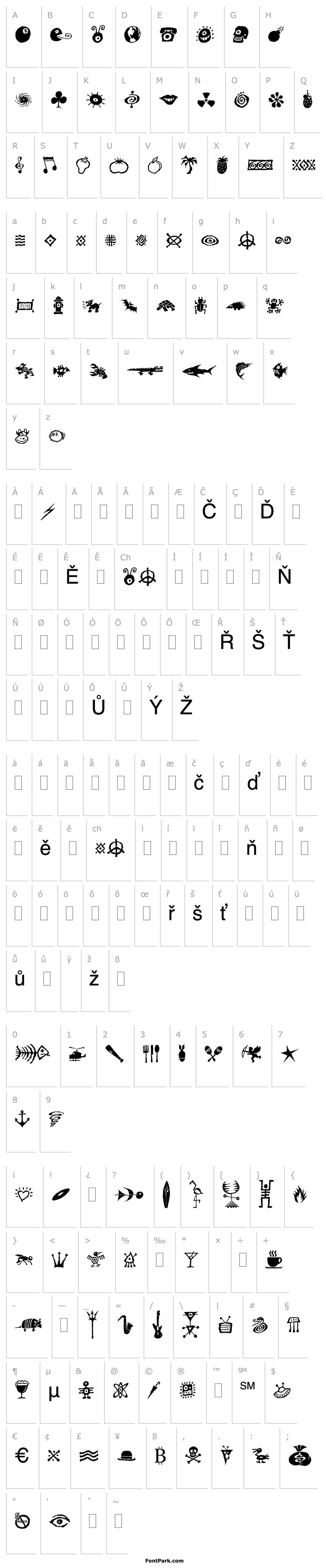 Overview DF Mo Funky Fresh Symbols