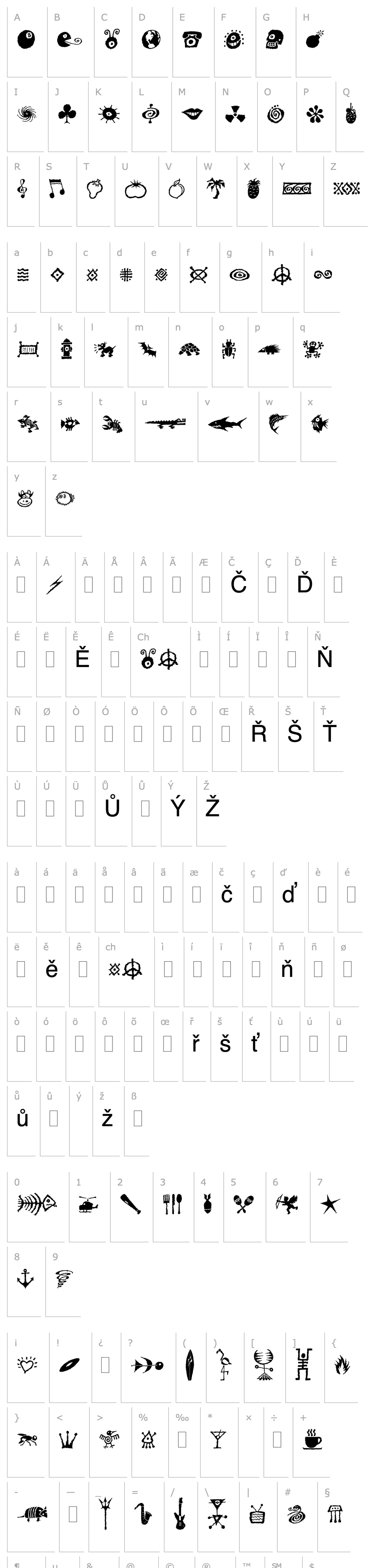 Přehled DF Mo Funky Fresh Symbols LET Plain:1.0