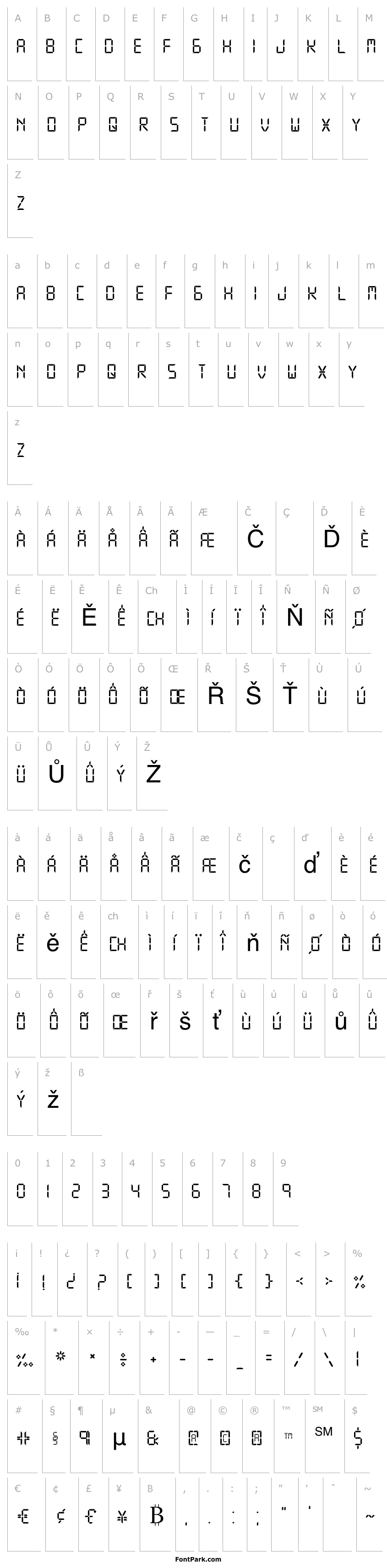 Overview digital display tfb