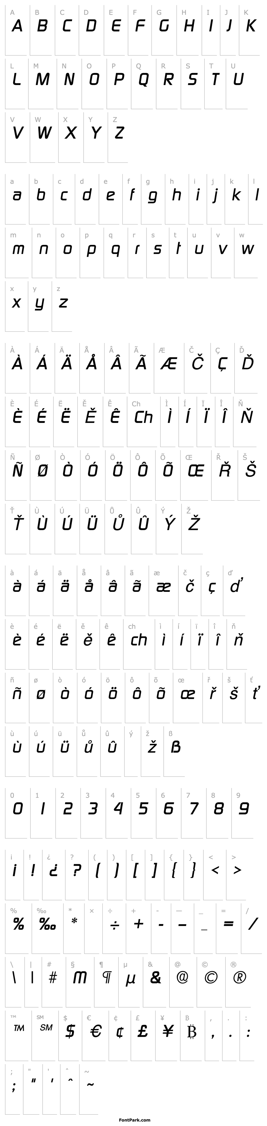 Overview Digital Italic