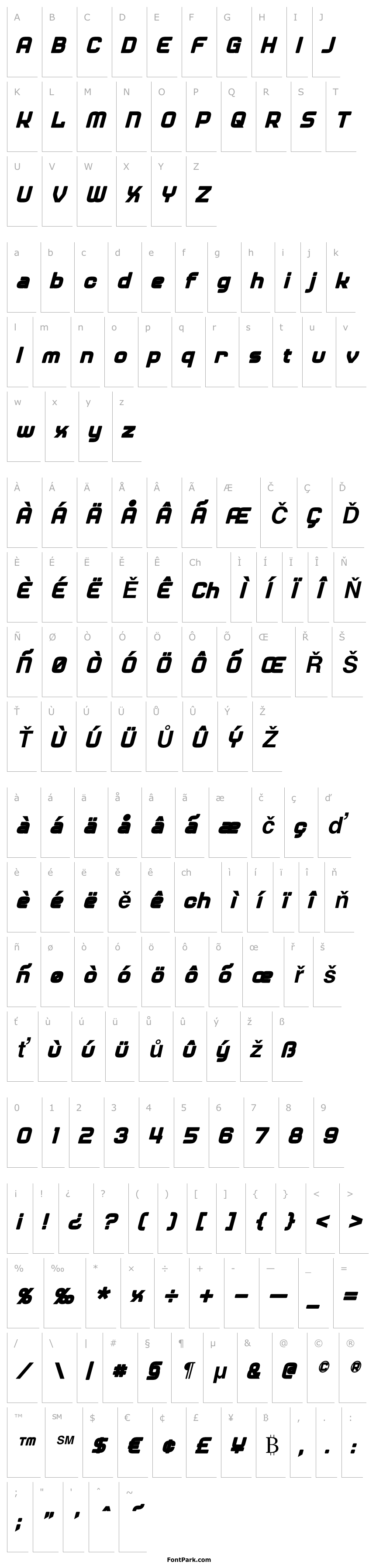 Overview Diner Bold Italic