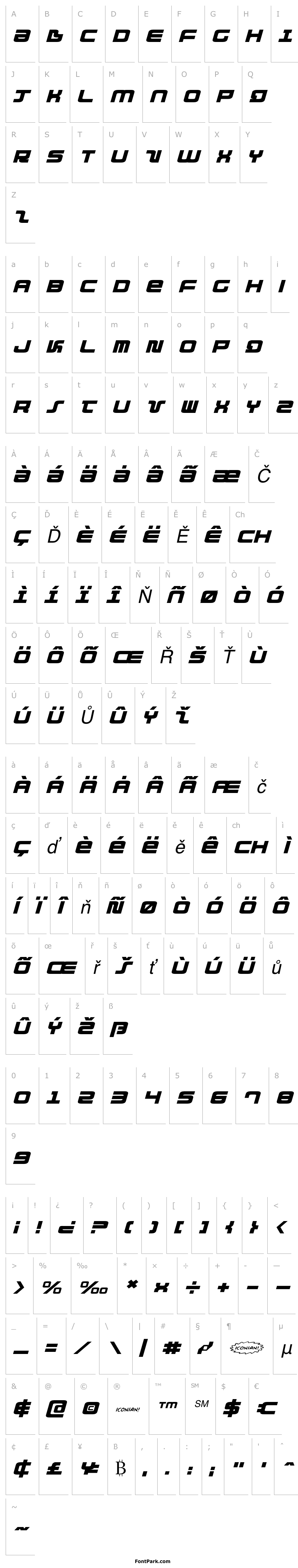 Přehled Direktor Expanded Italic