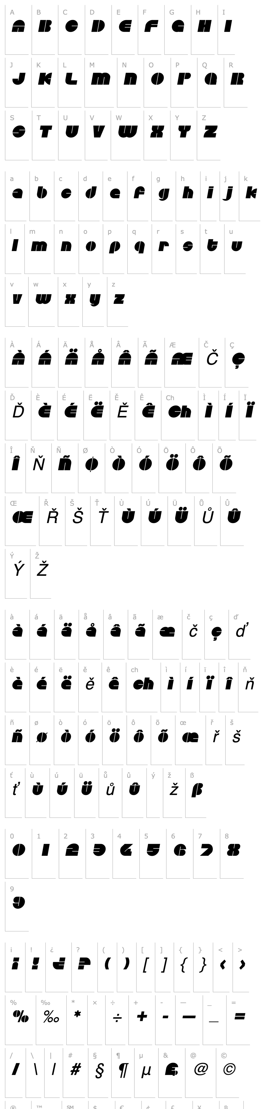 Overview Disandat SF Italic